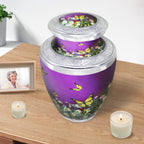 Butterfly Urns for Ashes – Large Butterfly Urn with Floral Engraving for Adults | MEILINXU