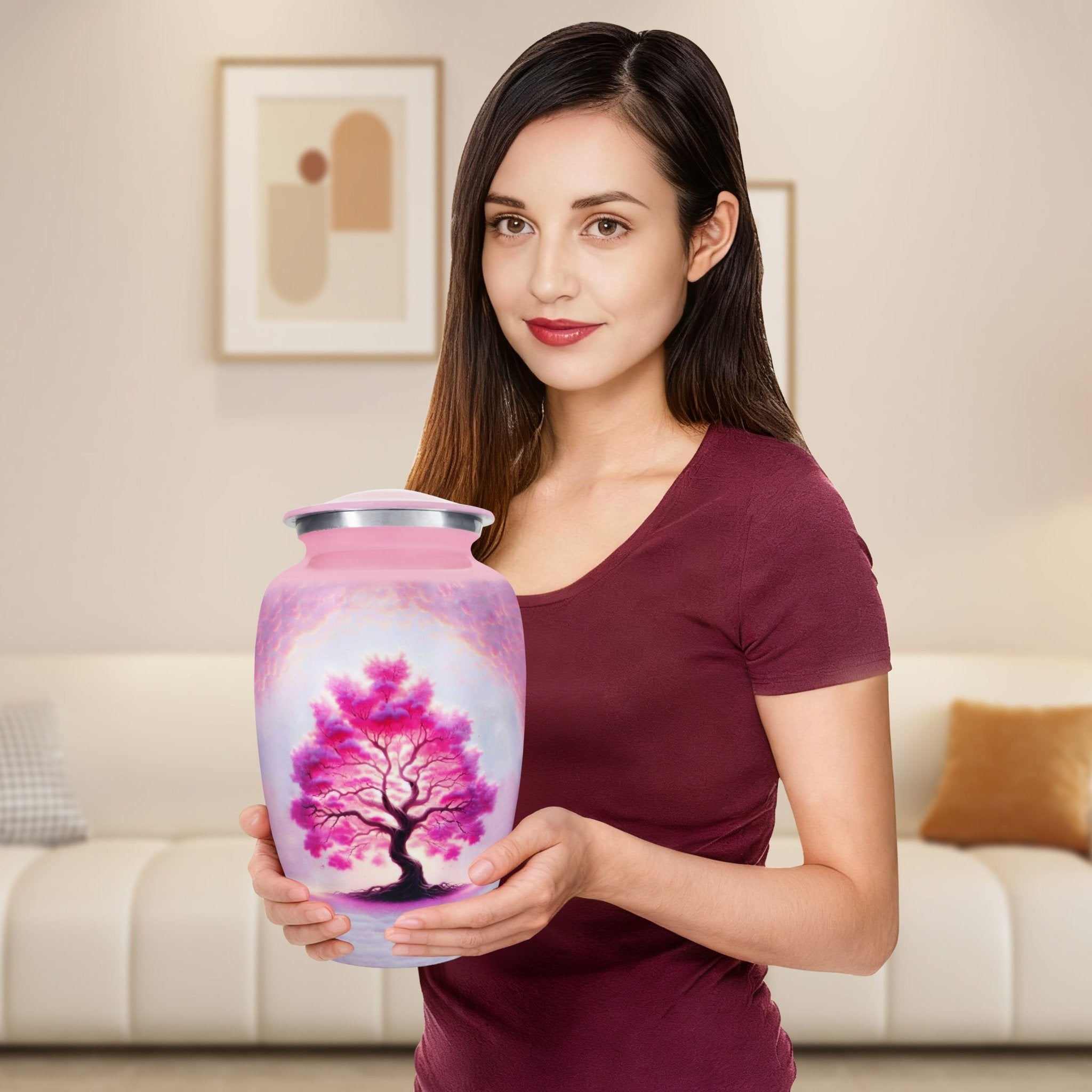 Cremation urns for adults presented with care, meaningful tribute honoring a beloved mother