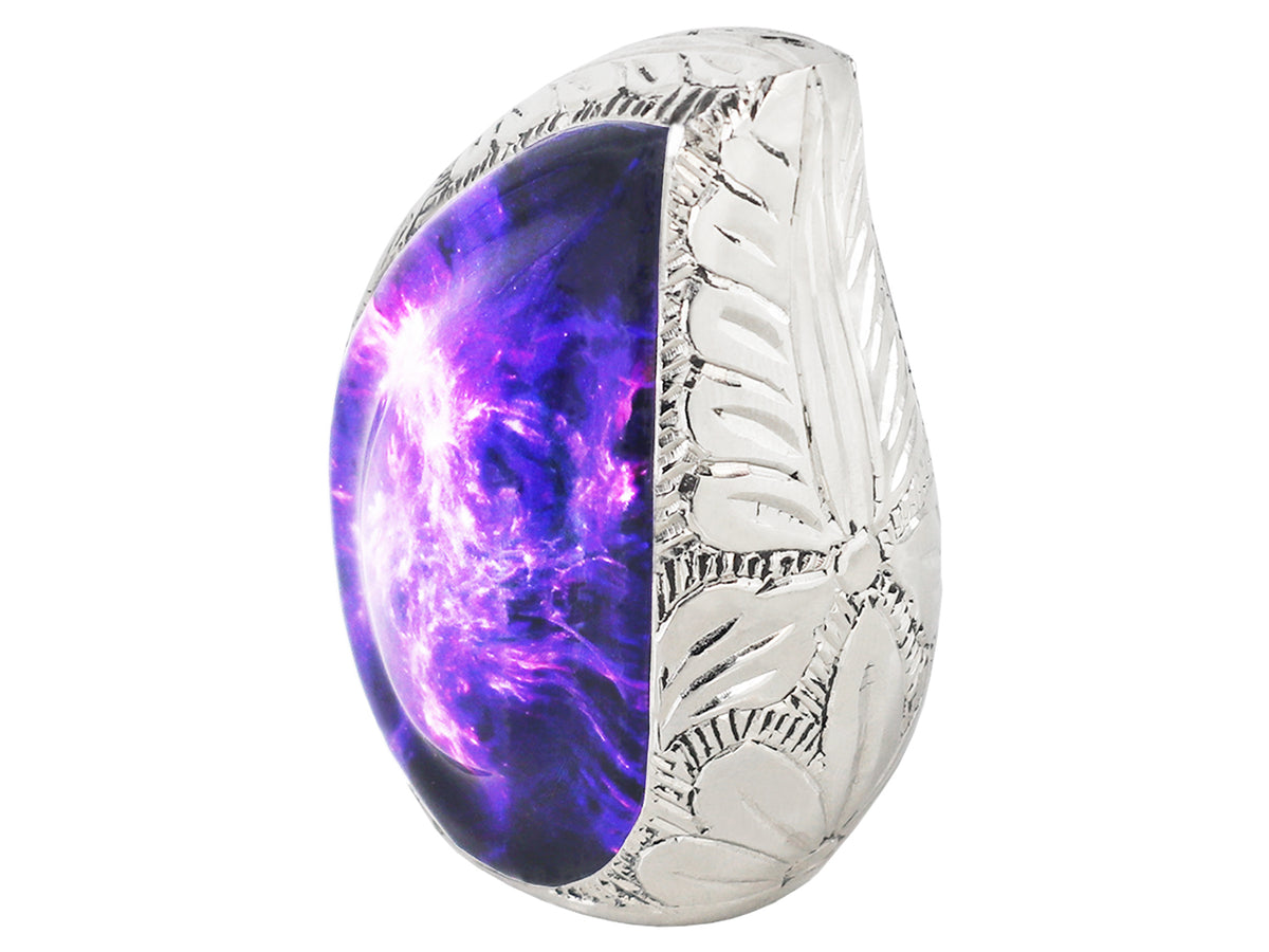Amethyst Urn for Ashes – Cosmic Galaxy Full Size Urn, Brass Keepsake & 3 Mini Urns | MEILINXU — Thoughtful Presentation