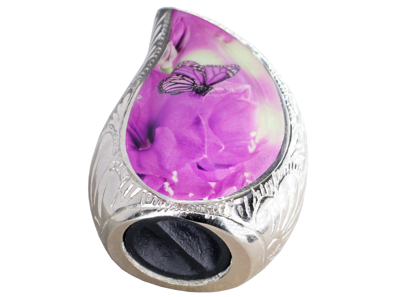 Purple Cremation Urns – Butterfly Tear Drop Adult Urn, Mini Keepsake Urn & Set of 3 | MEILINXU — Distinctive Memorial Artwork