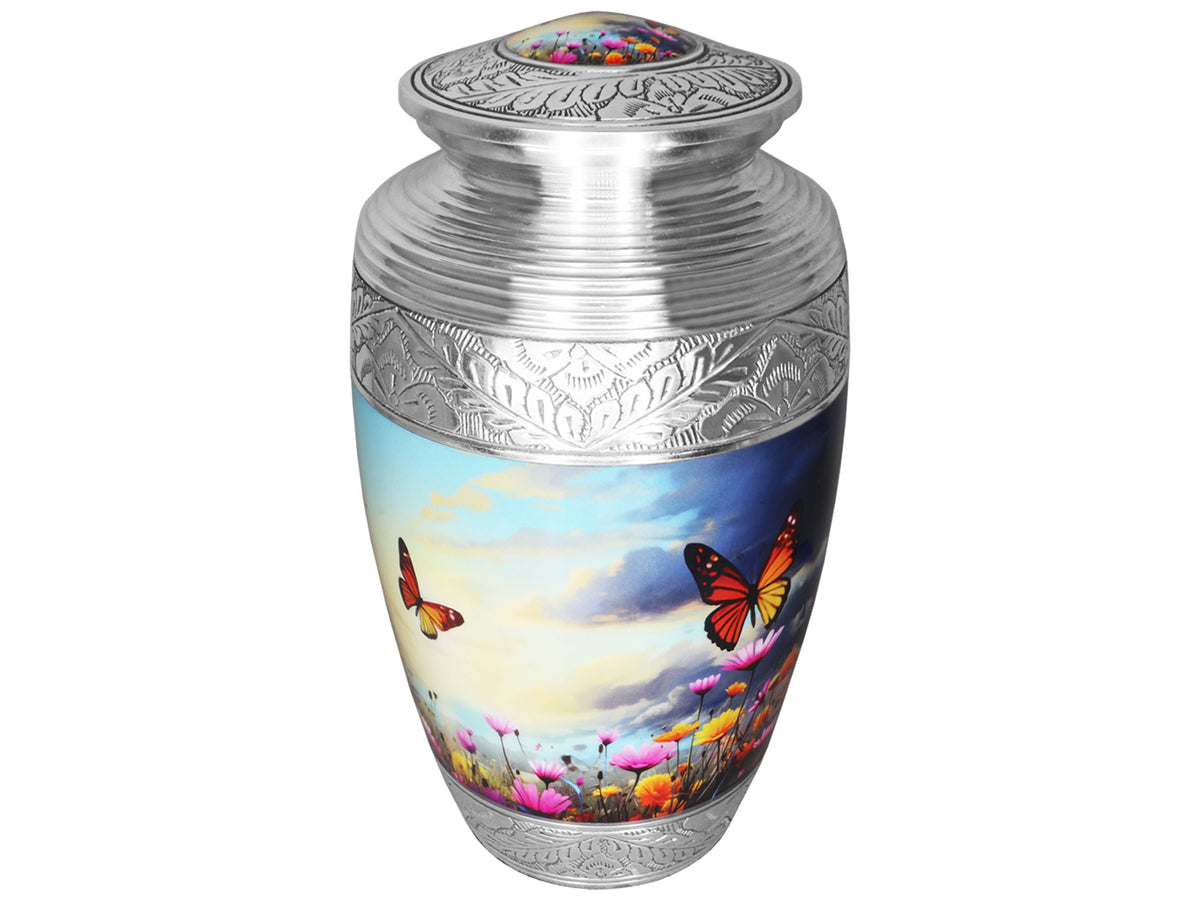 Colorful Butterfly Urns for Ashes – Floral Large or Small Cremation Urn for Human Ashes | MEILINXU — Thoughtful Presentation