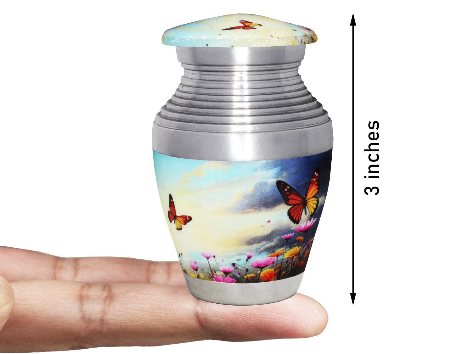Colorful Butterfly Urns for Ashes – Floral Large or Small Cremation Urn for Human Ashes | MEILINXU — Secure and Considered Design
