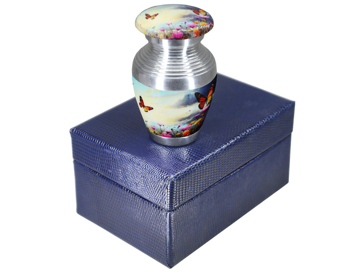 Colorful Butterfly Urns for Ashes – Floral Large or Small Cremation Urn for Human Ashes | MEILINXU — Thoughtful Presentation