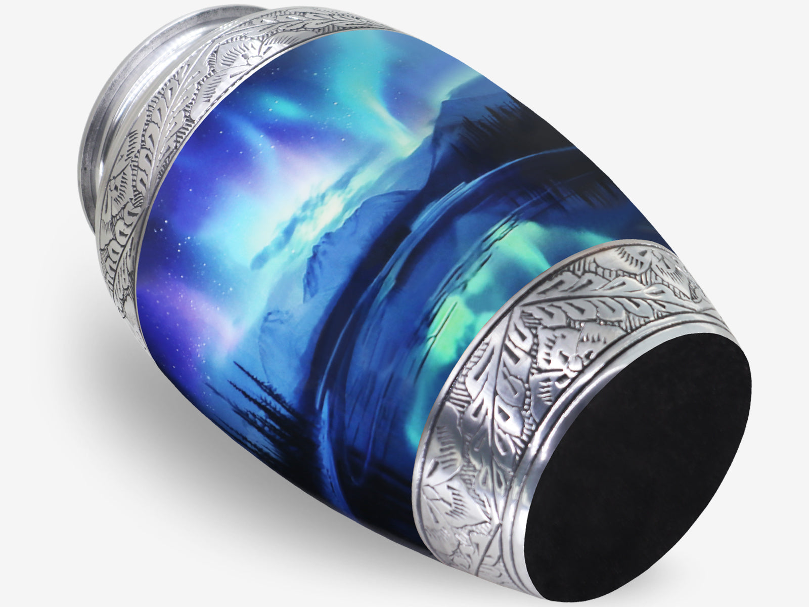 Aurora Borealis Urn for Ashes – Northern Lights Adult Urn and Mini Keepsake Urn | MEILINXU — Made for Lasting Remembrance