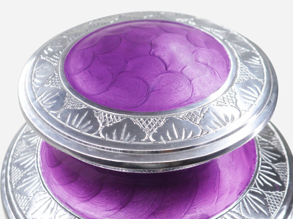 Urns with Angel Wings – Engraved Silver Large Adult Urns for Human Ashes, Blue or Purple | MEILINXU — Secure and Considered Design