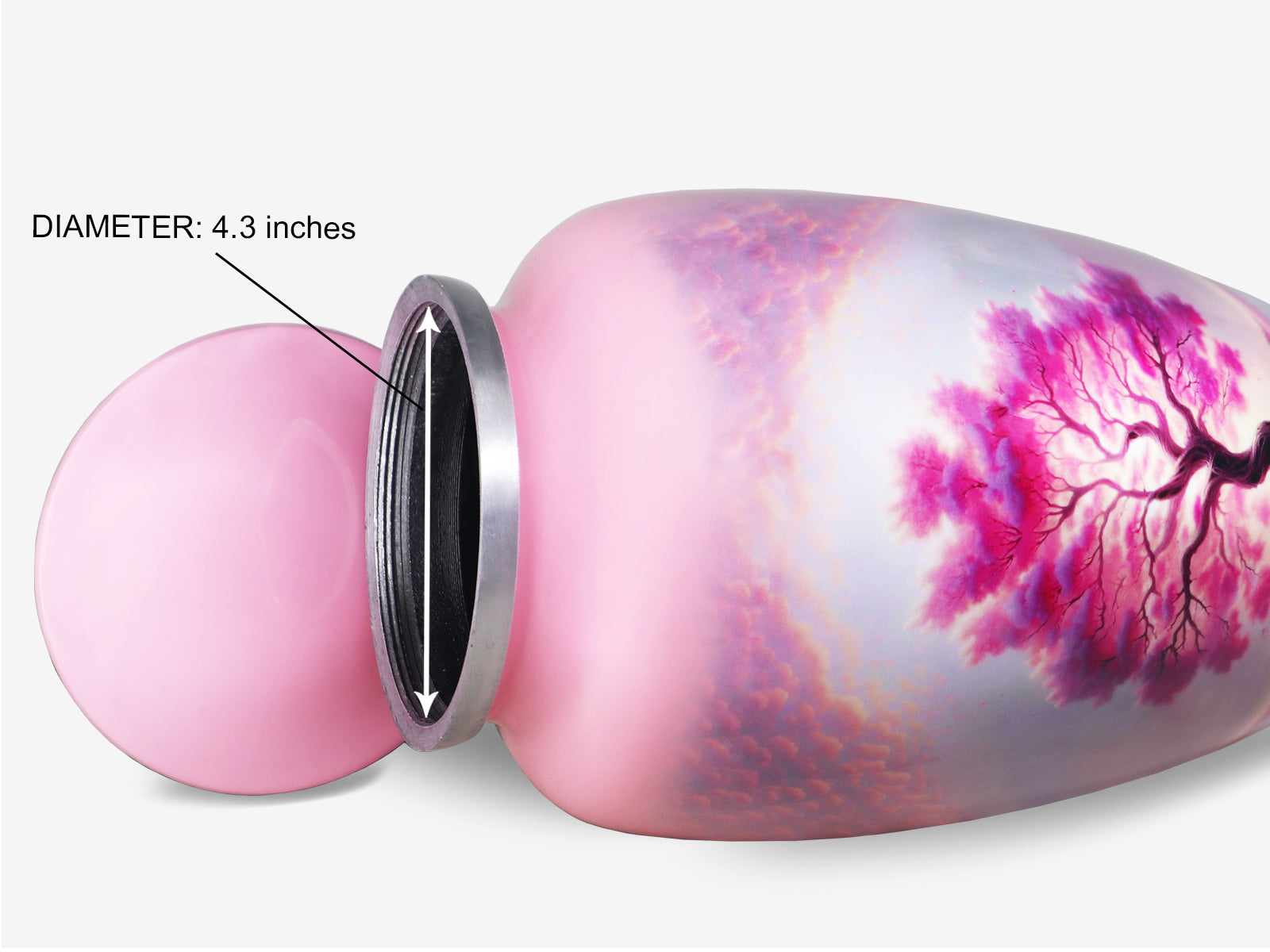 Pink Urn for Ashes – Tree of Life Cremation Urns for Adults, Large Adult Urn or Small Urn | MEILINXU — A Personal Memorial