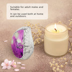 M MEILINXU Butterfly & Flower Urn, Cremation Urns for Human Ashes - Display at Home or Niche, Engraved Aluminum Tear Drop Urn for Ashes Adult Female & Male